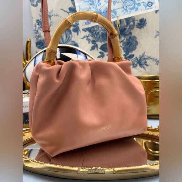 🆕 OROTON 🧿 NWOT Gretel Mini Top Handle, Rosewood Pink - Picture 3 of 16